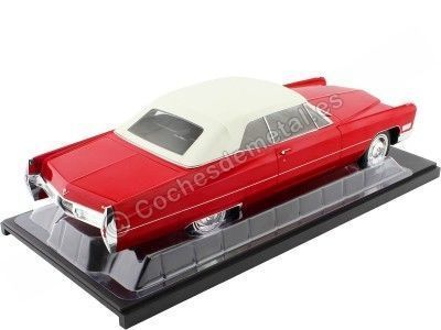 Cochesdemetal.es 1967 Cadillac DeVille Con Techo Duro Rojo/Blanco 1:18 KK-Scale KKDC180319 2