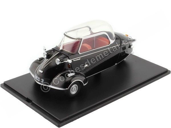 Cochesdemetal.es 1955 Messerschmitt KR200 bubble top nègre 1:18 Oxford 18MBC007