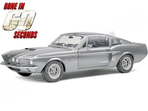 Cochesdemetal.es 1969 Shelby GT 500E Eleanor "60 Segundos" Gris/Negro 1:18 Solido S1802905