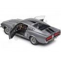 Carsdemetal.es 1969 Shelby GT 500e Eleanor "60 secondes" Gray / Noir 1:18 Solino S1802905