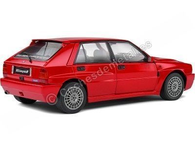 Cochesdemetal.es 1991 Lancia Delta HF Integrale Rosso Corsa 1:18 Solido S1807801 2