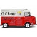 Cochesdemetal.es 1969 Citroen Type HY Friterie CH`TI Biloute Blanco/Rojo 1:18 Solido S1804817