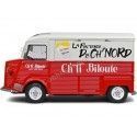 Cochesdemetal.es 1969 Citroen Type HY Friterie CH`TI Biloute Blanco/Rojo 1:18 Solido S1804817