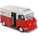 Cochesdemetal.es 1969 Citroen Type HY Friterie CH`TI Biloute Blanco/Rojo 1:18 Solido S1804817