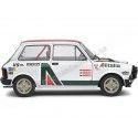 Cochesdemetal.es 1980 Autobianchi A112 MK5 Abarth Set Alitalia Rallye Blanco 1:18 Solido S1803803