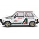 Cochesdemetal.es 1980 Autobianchi A112 MK5 Abarth Set Alitalia Rallye Blanco 1:18 Solido S1803803