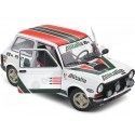 Cochesdemetal.es 1980 Autobianchi A112 MK5 Abarth Set Alitalia Rallye Blanco 1:18 Solido S1803803