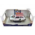 Cochesdemetal.es 1980 Autobianchi A112 MK5 Abarth Set Alitalia Rallye Blanco 1:18 Solido S1803803