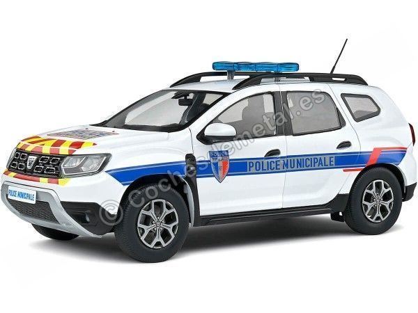 Cochesdemetal.es 2021 Dacia Duster MK II Police Municipale/Policía Municipal 1:18 Solido S1804606