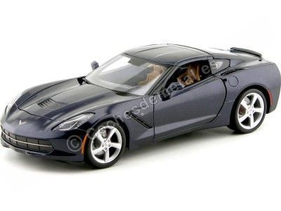 Cochesdemetal.es 2014 Chevrolet Corvette C7 Stingray Azul Oscuro 1:18 Maisto 31182