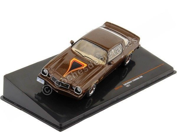 Cochesdemetal.es 1977 Chevrolet Camaro Z28 Marrón Metalizado 1:43 IXO Models CLC413N