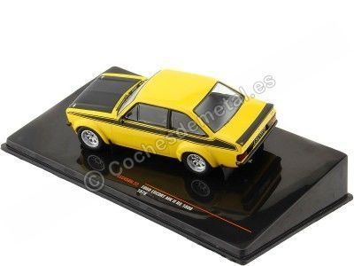 Cochesdemetal.es 1976 Ford Escort MK II RS 1800 Amarillo/Negro 1:43 IXO Models CLC450N 2