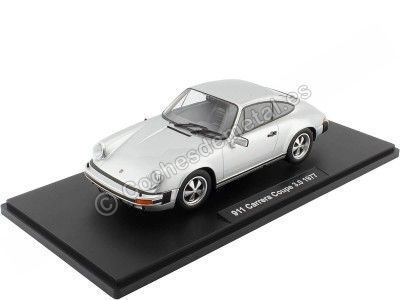 Cochesdemetal.es 1977 Porsche 911 Carrera 3.0 Coupe Gris Plata 1:18 KK-Scale KKDC180632