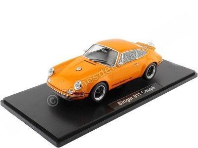 2019 Porsche 911 Coupe Custom Singer Naranja 1:18 KK-Scale 180443 Cochesdemetal.es