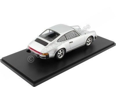 Cochesdemetal.es 1977 Porsche 911 Carrera 3.0 Coupe Gris Plata 1:18 KK-Scale KKDC180632 2