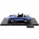 CARSDEMETAL.ES 1977 Porsche 911 Carrera 3.0 Metallized Blue Targa 1:18 kk-échelle 180681