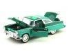 Cochesdemetal.es 1955 Ford Fairlane Crow Victoria Verde / Azul 1:18 Lucky Diecast 92138