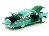 Cochesdemetal.es 1955 Ford Fairlane Crow Victoria Verde / Azul 1:18 Lucky Diecast 92138