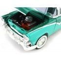 Cochesdemetal.es 1955 Ford Fairlane Crow Victoria Verde / Azul 1:18 Lucky Diecast 92138