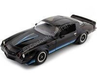 1981 Chevrolet Camaro Z/28 Negro/Azul 1:18 Greenlight 13635