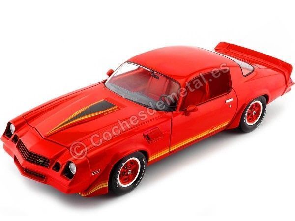 Cochesdemetal.es 1981 Chevrolet Camaro Z / 28 Rojo 1:18 Greenlight 13634