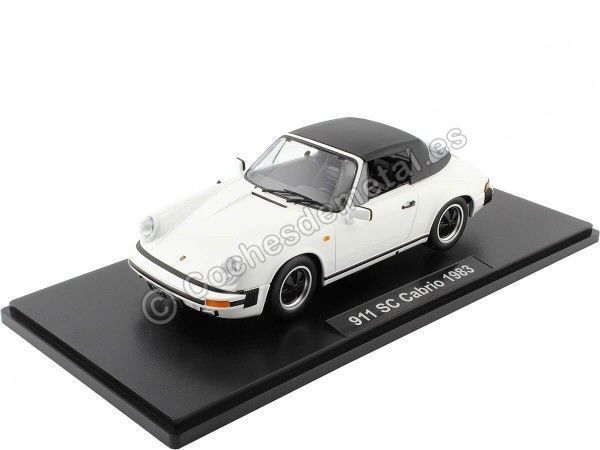 Cochesdemetal.es 1983 Porsche 911 SC Convertible Blanco 1:18 KK-Scale KKDC180751