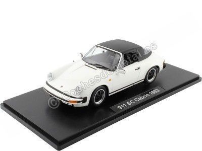 1983 Porsche 911 SC Convertible Blanco 1:18 KK-Scale 180751 Cochesdemetal.es