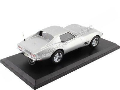 Cochesdemetal.es 1969 Chevrolet Corvette Coupe Gris Metalizado 1:18 Norev 189032 2