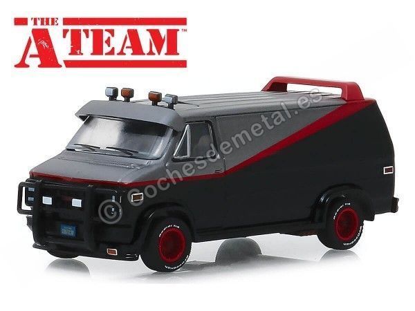 Cochesdemetal.es 1983 GMC Vandura Cargo Van "The A-Team. El Equipo-A" 1:64 Greenlight 44790B