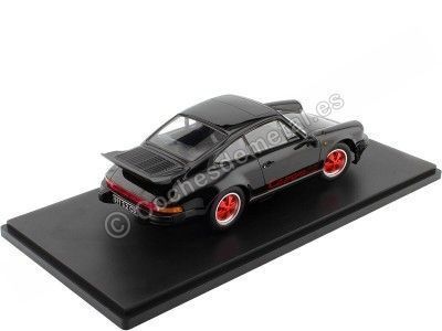 Cochesdemetal.es 1989 Porsche 911 Carrera Coupe 3.2 Clubsport Negro/Rojo 1:18 KK-Scale KKDC180873 2
