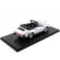 CARSDEMETAL.ES 1988 Porsche 911 Convertible Carrera 3.2 Anniversaire Silver 250,000 911 1:18 kk-échelle KKDC180712
