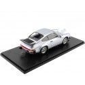 CARSDEMETAL.ES 1988 PORSCHE 911 Carrera Coupé 3.2 Argent avec aile arrière 250 000 911 1:18 KK KKDC180714