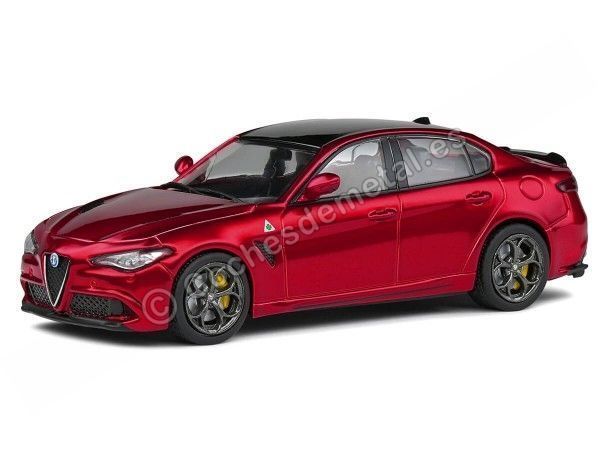 Cochesdemetal.es 2016 Alfa Romeo Giulia Quadrifoglio 2.9L Bi-Turbo Rojo Competizione 1:43 Solido S4313102