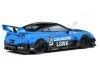 Cochesdemetal.es 2020 Nissan GTR-R (R35) Liberty Walk Body Kit Silhouette Calsonic Azul/Negro 1:43 Solido S4311202