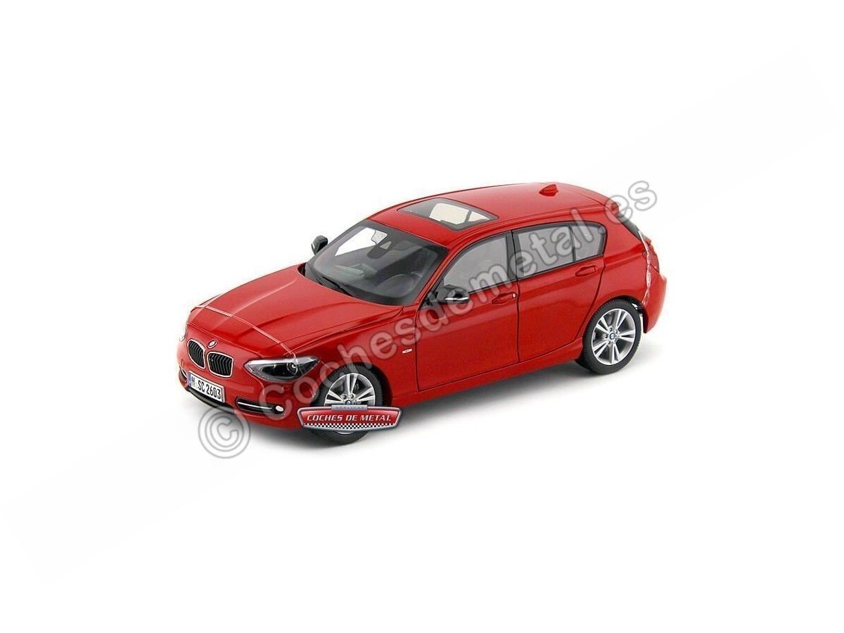 BMW F20 1 Series Red 1/18 Diecast Car Model by Paragon