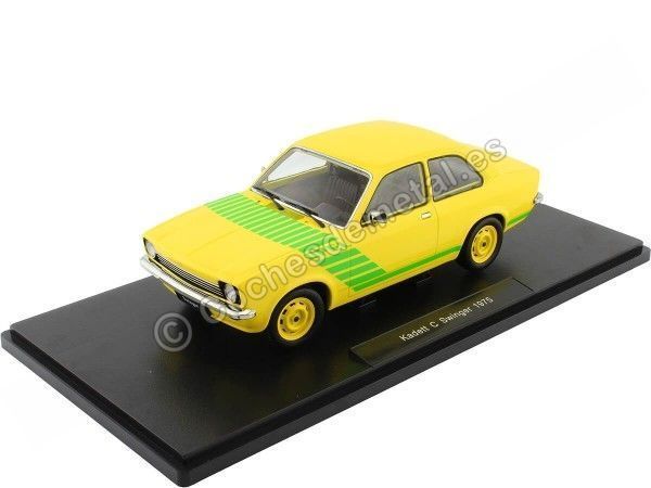 Cochesdemetal.es 1973 Opel Kadett C Swinger Amarillo/Verde 1:18 KK-Scale KKDC180673