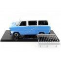 Cochesdemetal.es 1965 Ford Transit Bus Azul/Blanco 1:18 KK-Scale KKDC180464