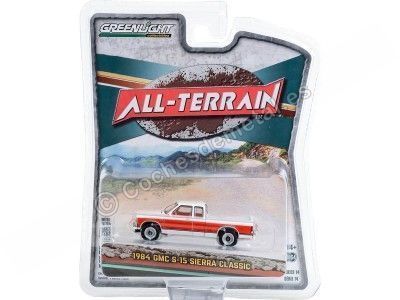 Cochesdemetal.es 1984 GMC S-15 Sierra Classic 4x4 "All Terrain Series 14" 1:64 Greenlight 35250B 2