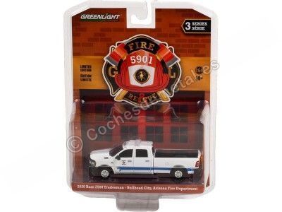 Cochesdemetal.es 2020 Dodge Ram 2500 Tradesman Bullhead Bomberos Arizona "Série d'incendie et de sauvetage 3" 1:64 Greenlight 2