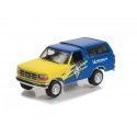 Cochesdemetal.es 1996 Ford Bronco XL Neumáticos Michelin "Blue Collar Collection Series 11" 1:64 Greenlight 35240D