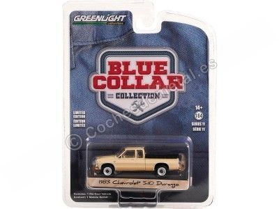 Cochesdemetal.es 1983 Chevrolet S-10 Durango avec couverture de lit "Blue Collar Collection Series 11" 1:64 Greenlight 35240C 2