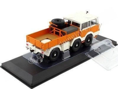 Cochesdemetal.es 1968 Tatra 813 6x6 3 Ejes Naranja/Blanco 1:43 IXO Models TRU039 2