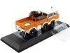 Carsdemetal.es 1968 Tatra 813 6x6 3 Axes Orange / White 1:43 Modèles Ixo TRU039