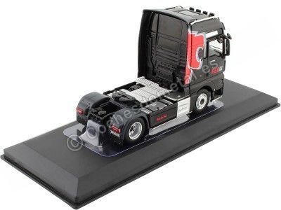 Cochesdemetal.es 2018 Cabeza Tractora MAN TGX 18.500 XXL 2 Ejes Negro/Rojo 1:43 IXO Models TR132.22 2