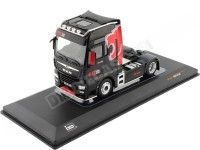 2018 Cabeza Tractora MAN TGX 18.500 XXL 2 Ejes Negro/Rojo 1:43 IXO Models TR132