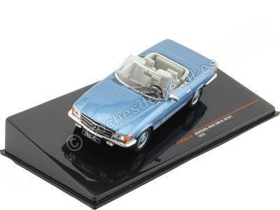 Cochesdemetal.es 1979 Mercedes-Benz 280 SL Convertible (R107) Azul Metalizado 1:43 IXO Models CLC458N.22