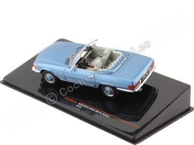 Cochesdemetal.es 1979 Mercedes-Benz 280 SL Convertible (R107) Azul Metalizado 1:43 IXO Models CLC458N.22 2