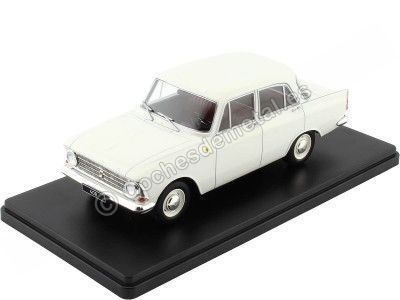 Cochesdemetal.es 1966 Moskvich 408 Blanco 1:24 WhiteBox 124135