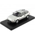 Cochesdemetal.es 1987 Honda CR-X Gris Metalizado 1:24 WhiteBox 124131-O