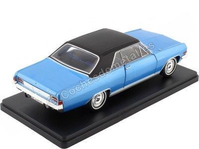 Cochesdemetal.es 1965 Opel Diplomat A V8 Coupe Azul Metalizado 1:24 WhiteBox 124137-O 2